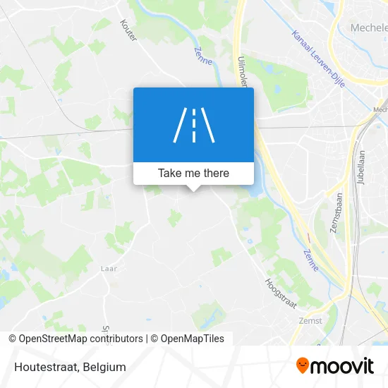 Houtestraat map