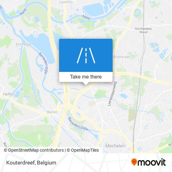 Kouterdreef map