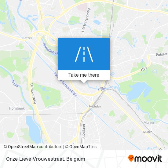 Onze-Lieve-Vrouwestraat plan