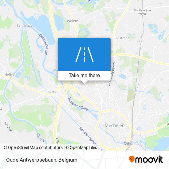 Oude Antwerpsebaan map
