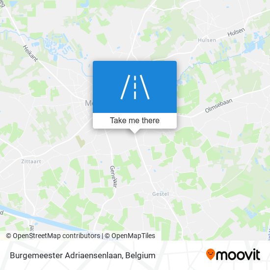 Burgemeester Adriaensenlaan map