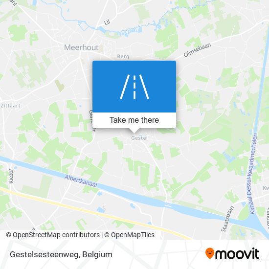 Gestelsesteenweg map