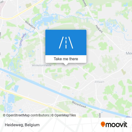 Heideweg map