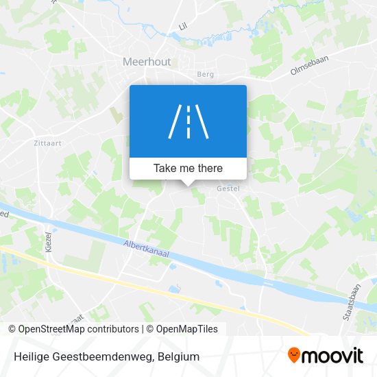 Heilige Geestbeemdenweg map