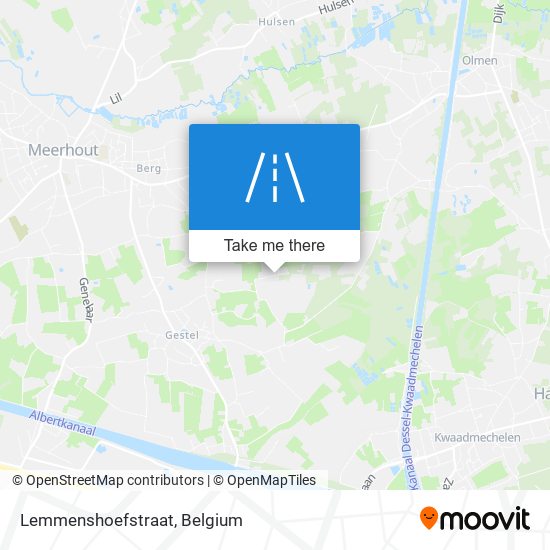 Lemmenshoefstraat map