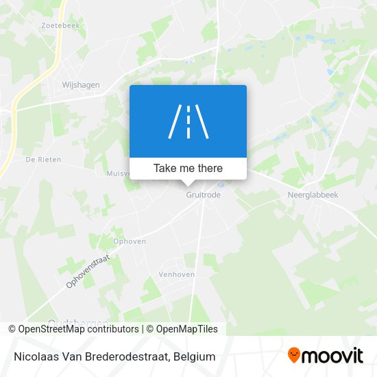 Nicolaas Van Brederodestraat map