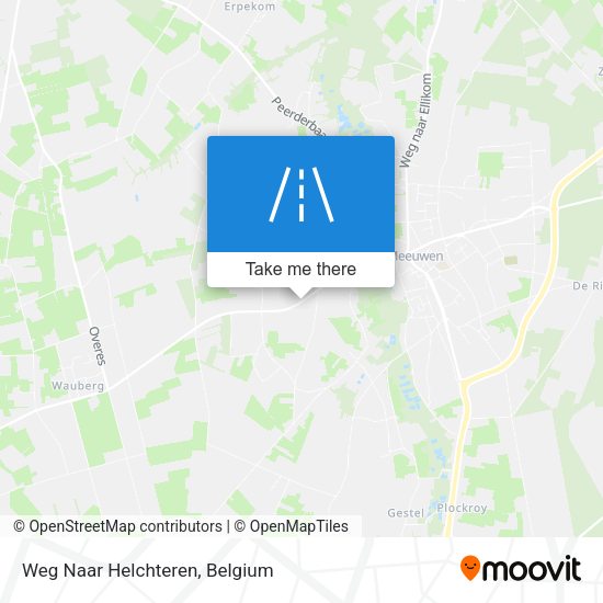 Weg Naar Helchteren plan