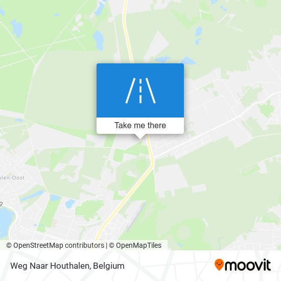 Weg Naar Houthalen map