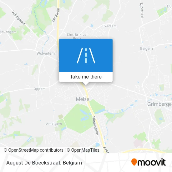 August De Boeckstraat map