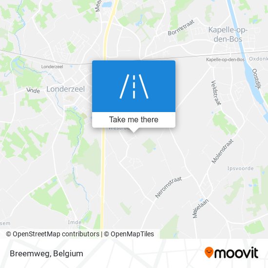 Breemweg map