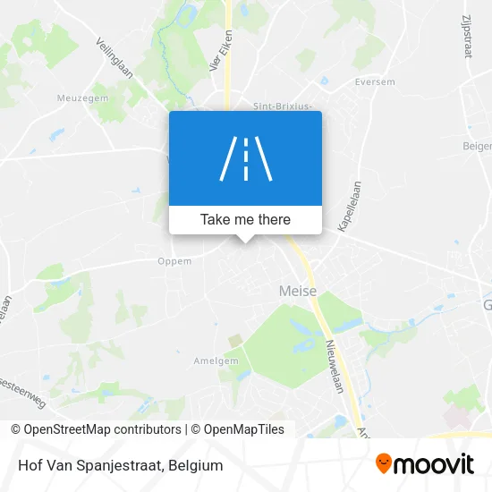 Hof Van Spanjestraat map