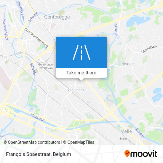François Spaestraat map