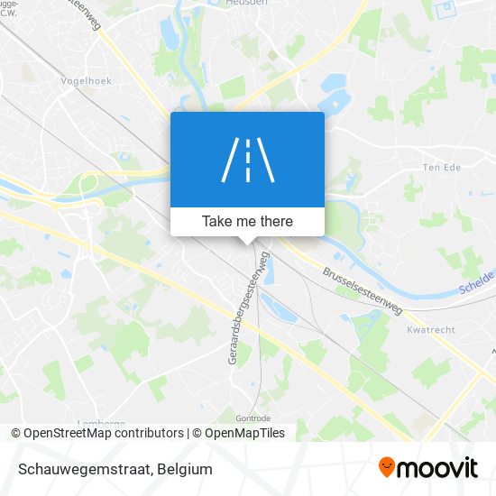 Schauwegemstraat map