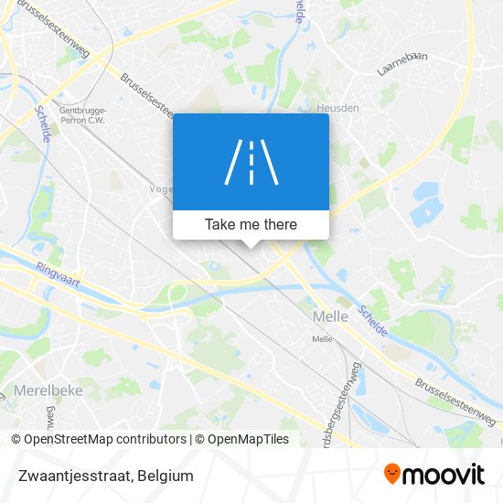 Zwaantjesstraat map