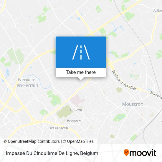 Impasse Du Cinquième De Ligne map