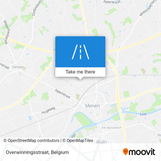 Overwinningsstraat map