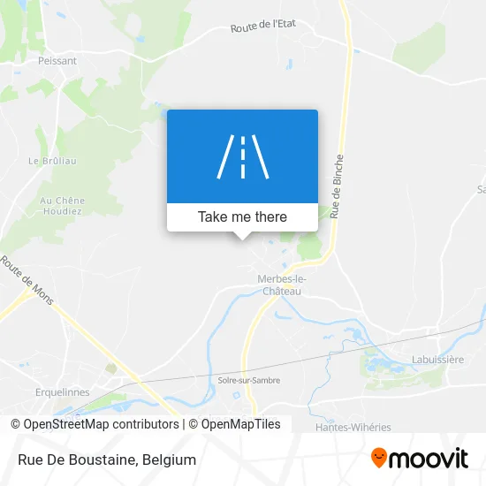 Boustaine Street map