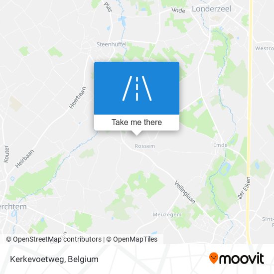 Kerkevoetweg map