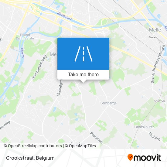 Crookstraat map
