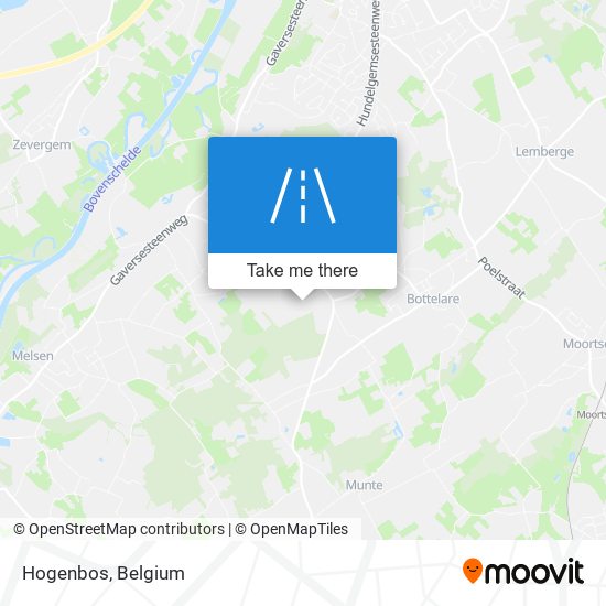 Hogenbos map