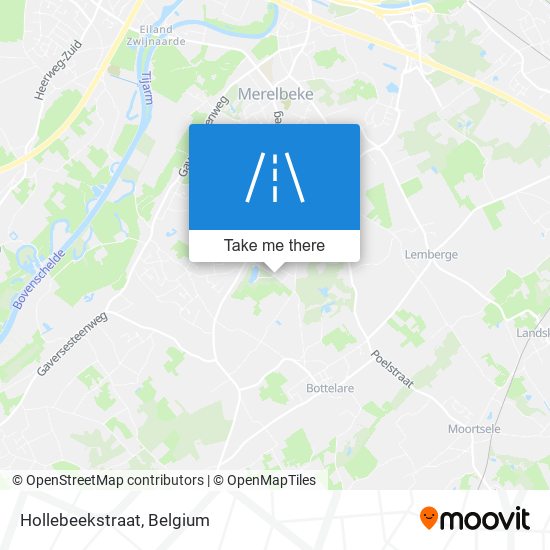 Hollebeekstraat map
