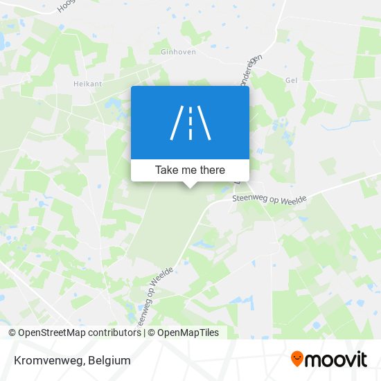 Kromvenweg map