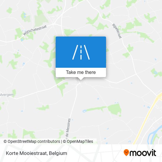 Korte Mooiestraat map