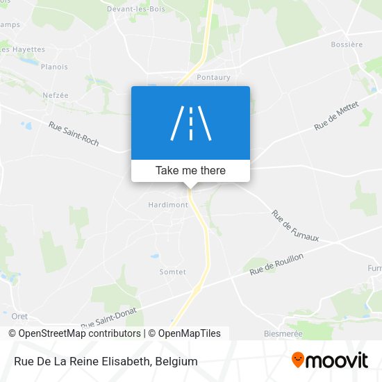 Rue De La Reine Elisabeth map