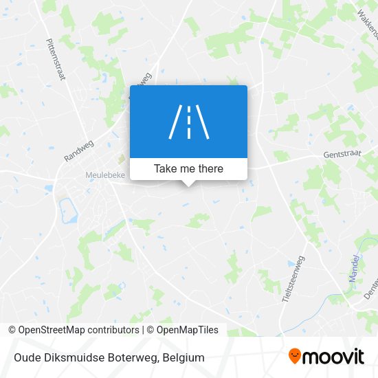 Oude Diksmuidse Boterweg plan