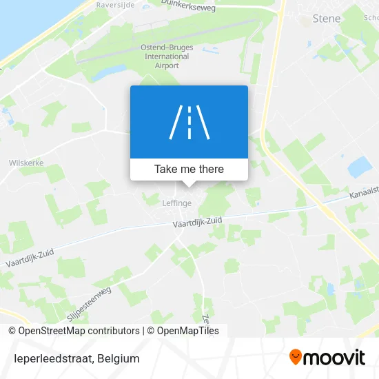 Ieperleedstraat map