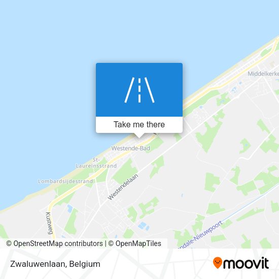 Zwaluwenlaan map