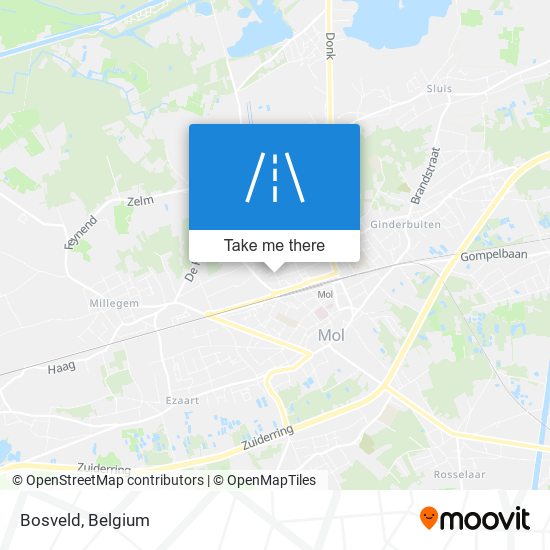 Bosveld map