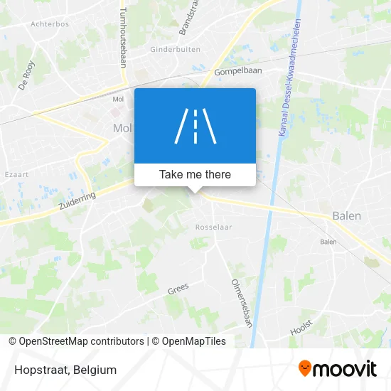 Hopstraat map