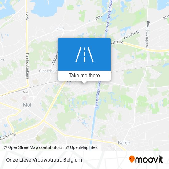 Onze Lieve Vrouwstraat map