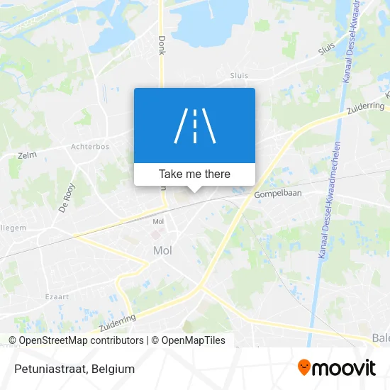 Petuniastraat map
