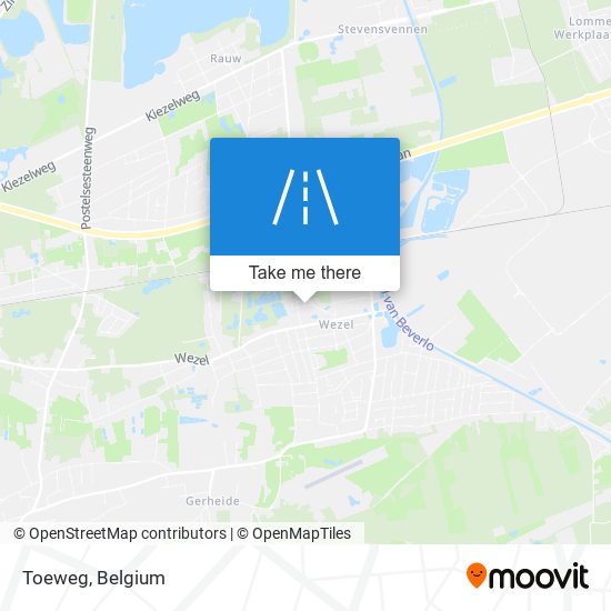 Toeweg map