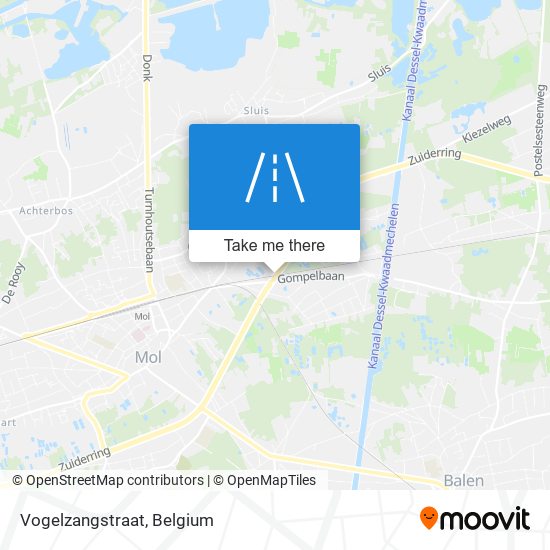 Vogelzangstraat map