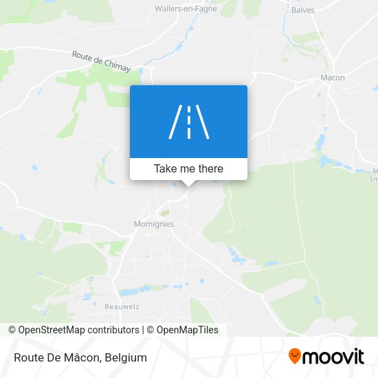 Route De Mâcon map
