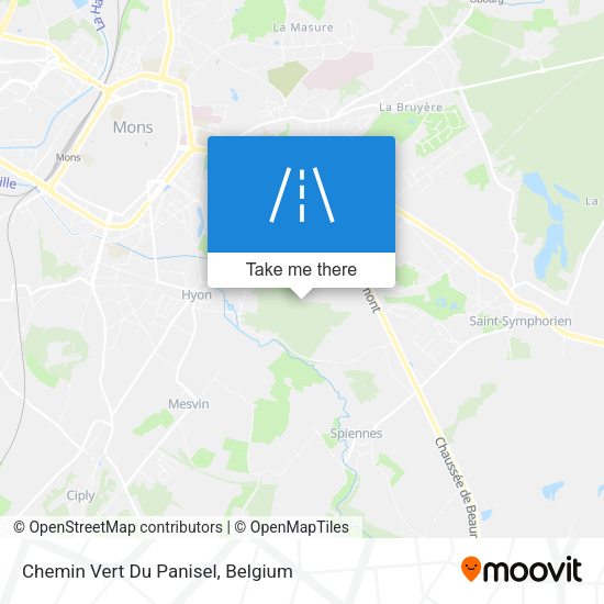 Chemin Vert Du Panisel plan