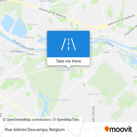 Adonis Descamps Street map