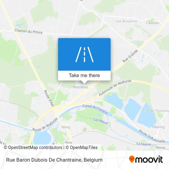 Baron Dubois De Chantraine Street map