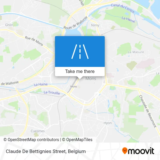 Claude De Bettignies Street map