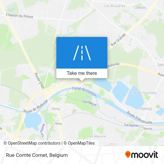 Rue Comte Cornet plan