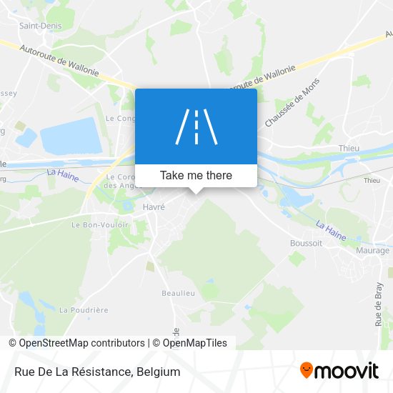 Rue De La Résistance map