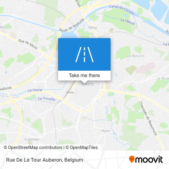 Rue De La Tour Auberon plan
