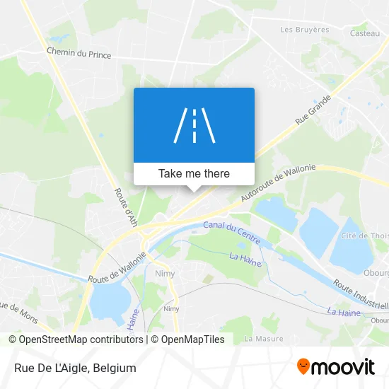 De L'Aigle Street map