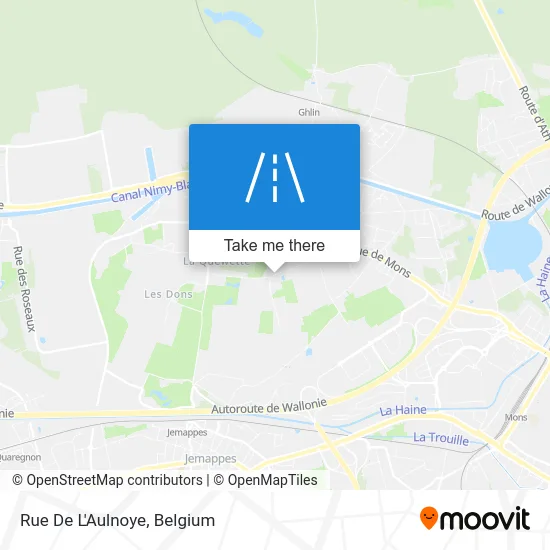 De L'Aulnoye Street map