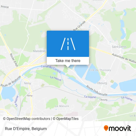 Rue d'Empire Street map
