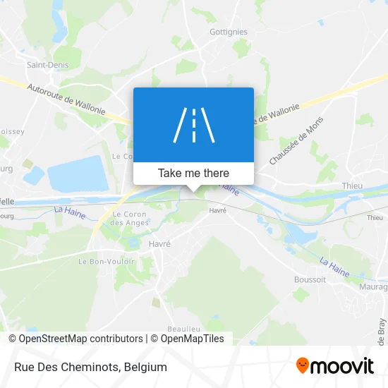 Street of Railway Workers map