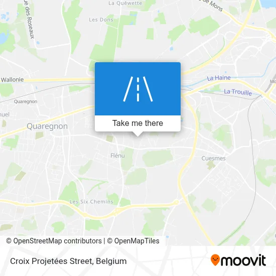 Croix Projetées Street map